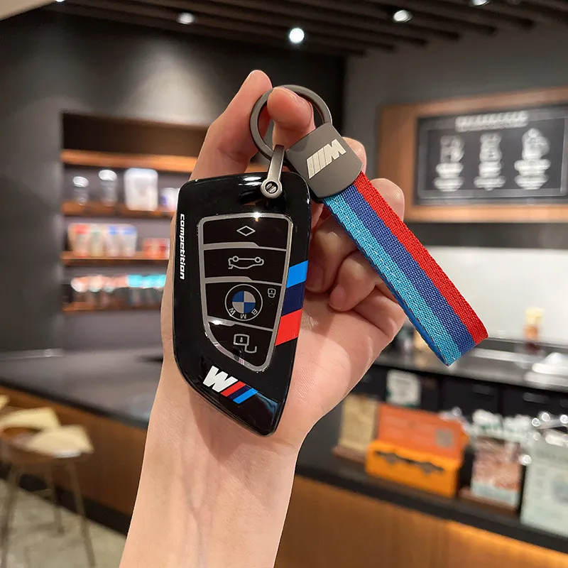 

Car Key Case Cover for BMW X1 X3 X5 X6 X7 1 3 5 6 7 Series G20 G30 G11 F15 F16 G01 G02 F48 Protector Shell Accessories