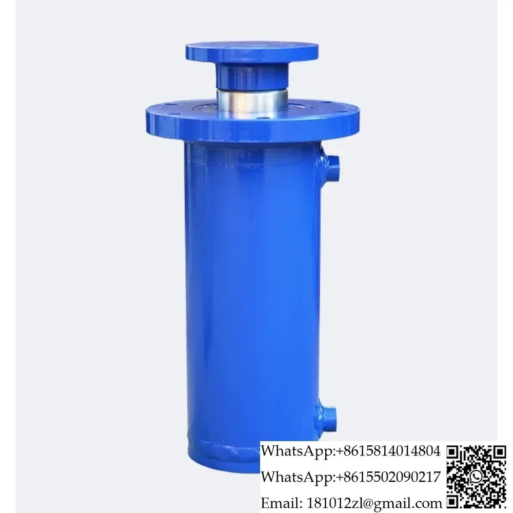 Hydraulic Cylinder 50 Tons 80 Tons Upper Flange High Pressure Cylinder Heavy-duty Packing Oil Press Hydraulic Station Assembly