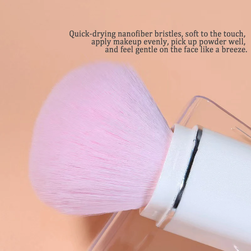 แปรงแต่งหน้าแบบยืดหดได้ 8 ชิ้น ขนแปรงนุ่มฟู สำหรับรองพื้น บลัชออน แป้ง อายแชโดว์ เครื่องมือแต่งหน้า
