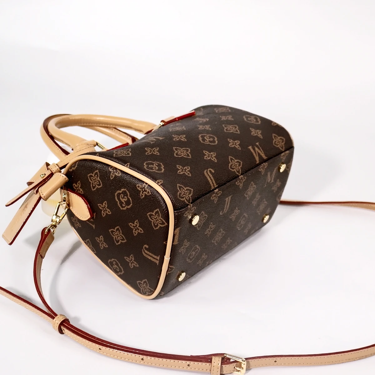 JIOMAY Women's Vintage Brown M - đánh giá và giá Tote Bag Leather Monogram