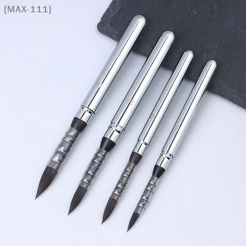 

【MAX-111】1PCS Portable Short Holder Voyager French Artist Watercolor Paint Brush For Travel Art Creation Art Supplies【W1】