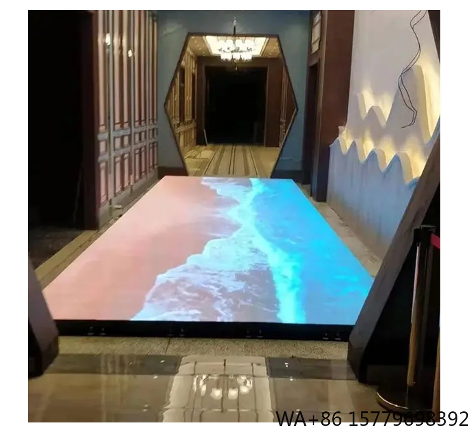 

Indoor Outdoor Full Color Interactive LED Dance Floor LED Display P2 P3.91 P4.81 for Wedding Disco