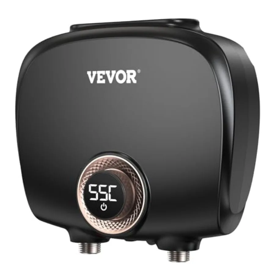 Calentador de agua eléctrico sin tanque, caldera de agua instantánea bajo el fregadero de 7kW a pedido con pantalla Digital de temperatura y fácil instalación