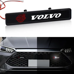 1Pcs Car LED Front Hood Grille Emblem Badge Decorative Light For Volvo XC90 S60 V40 XC60 S80 S40 V70 V50 S90 T6 V60 V90 XC40 C30