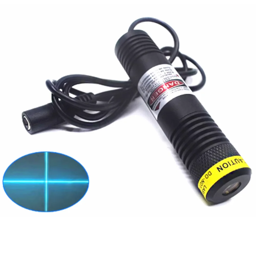 488nm 60mw Blue Dot/Line/Cross IP67 Waterproof Laser Industrial Laser
