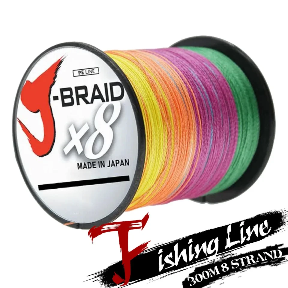 300m 8 Strand Japan Super Strong Fishing PE Braided Line Multifilament Braid Thread 8 Braid 18LB 22lb 35lb 87LBS