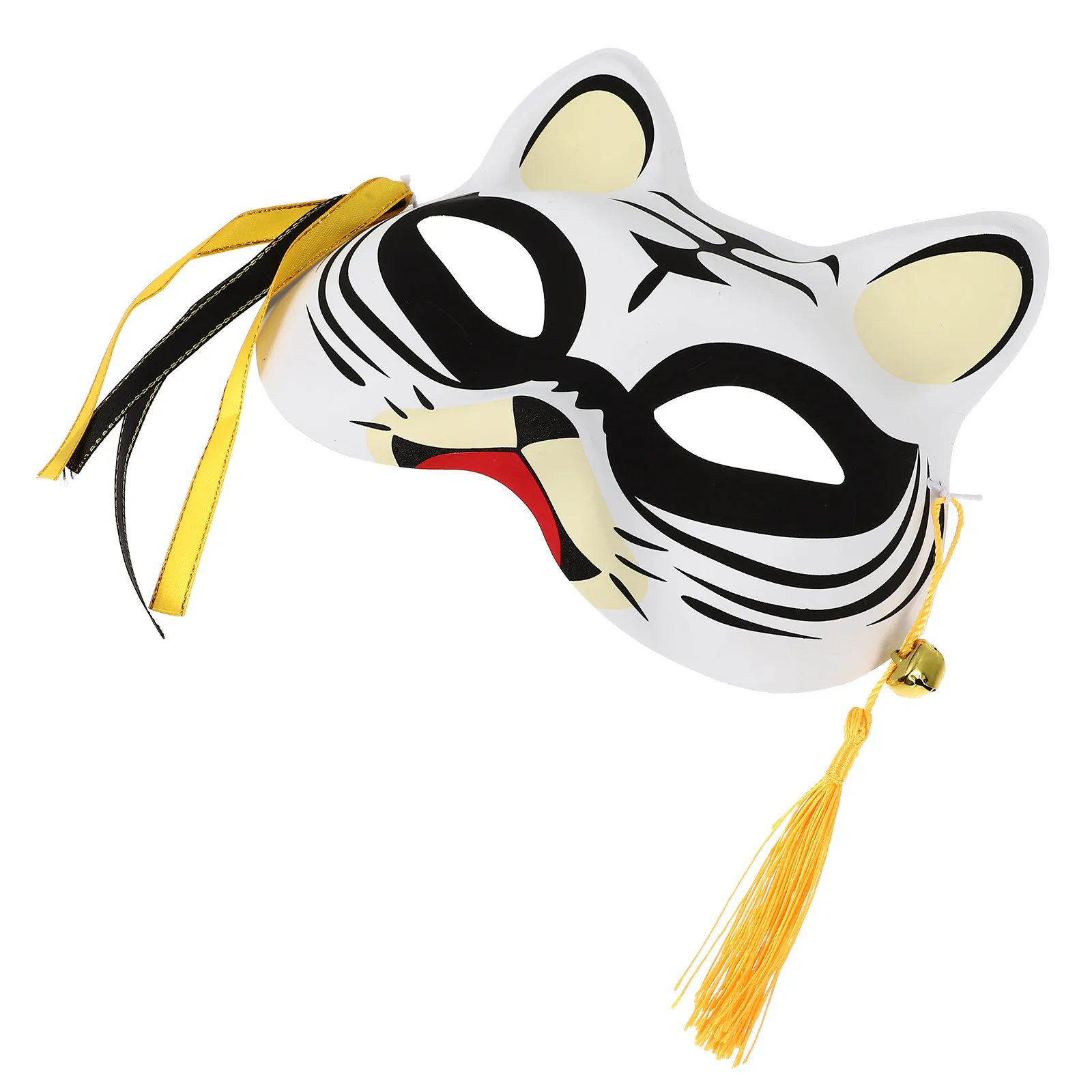 

Luminous Tiger Mask Half Face Glowing Design Ideal for Party Cosplay Festival Nightclub Performance Accessory Unisex Costume