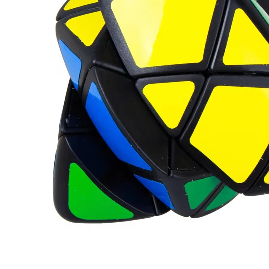Lanlan Mastermorphix Magic Cube Black Four Axis Four Color Sticker Zongzi Shaped Magic Cube Educational Toy Children\'s Gift 