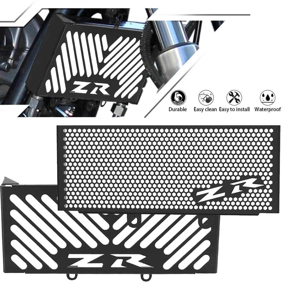 

For Kawasaki ZR550 ZR750 ZR 550 750 1998 1997 1996 1995 Motorcycle Radiator Grille Cover Oil Cooler Guard Protetor 1991-1999