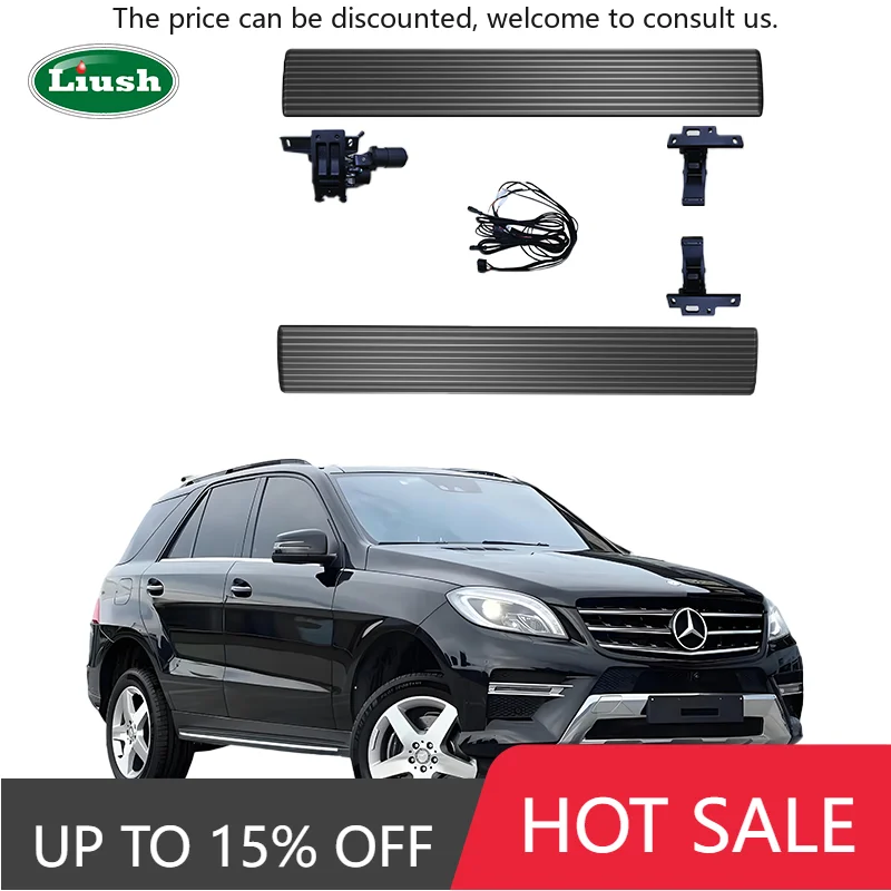 

Automotive Intelligent Electric Pedal Liush Folding Steps Deployable Waterproof Side Steps For Mercedes-Benz ML 2012-2016