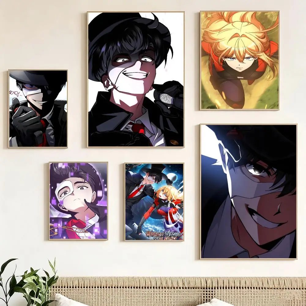 Anime I-I Became the Hero's Favorite Villain Poster Print Painting Home Decor for Bedroom Living Room Hallway