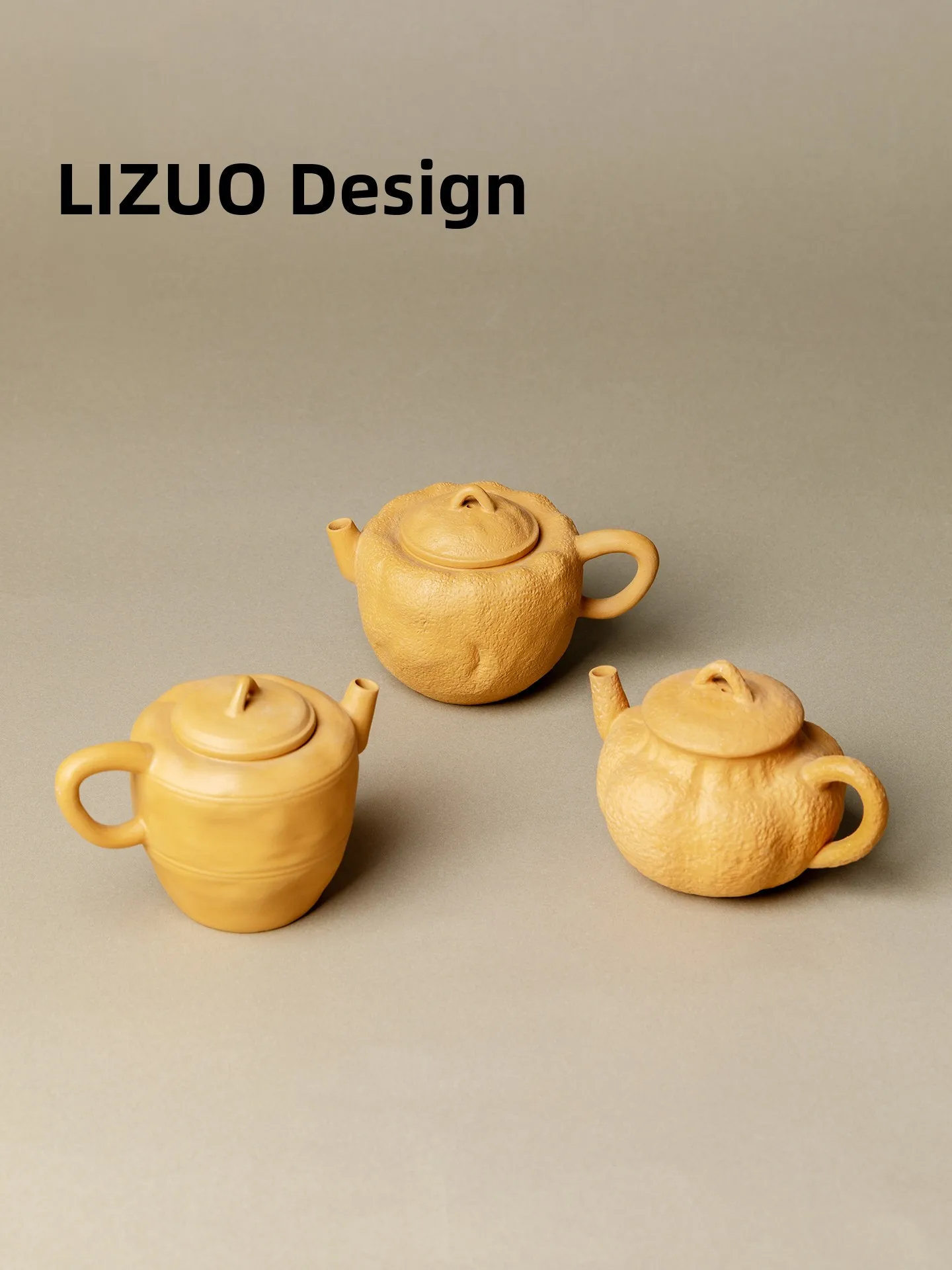 

Rizuo Handmade Purple Clay Tea Pot Small Size Single Cup Vintage Handheld Zen Style Home Use Gongfu Tea Brewing Pot
