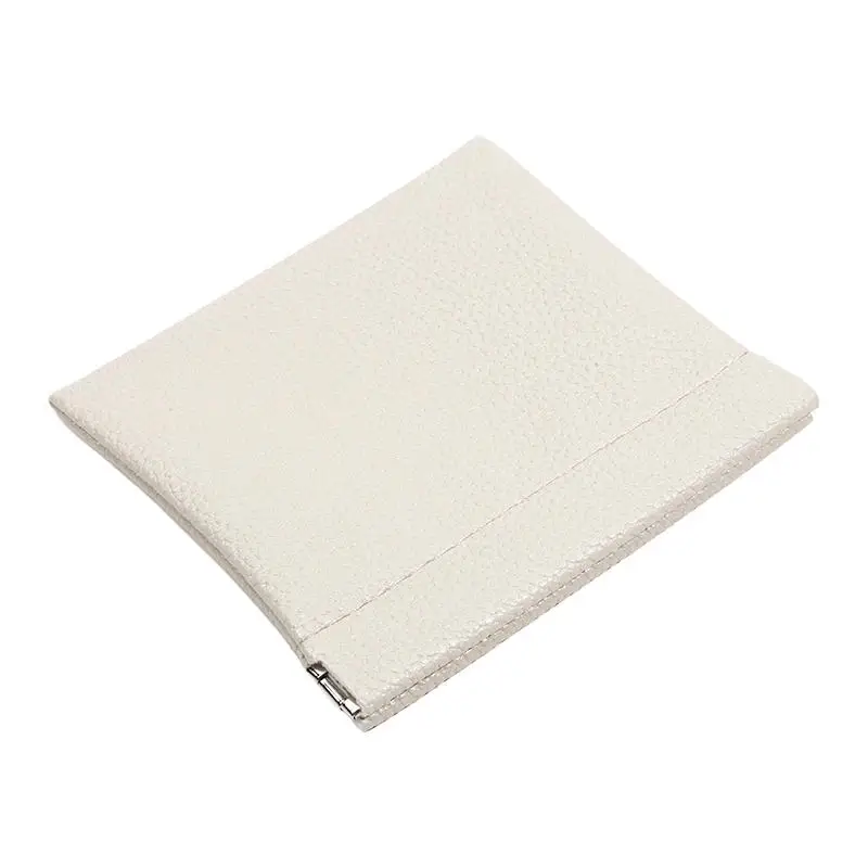 Monedero de cuero PU con cierre automático, pasaporte, licencia de conducir, soporte para documentos, Cable de datos, bolsa de cosméticos, almacenamiento de lápiz labial, 1/3 Uds.