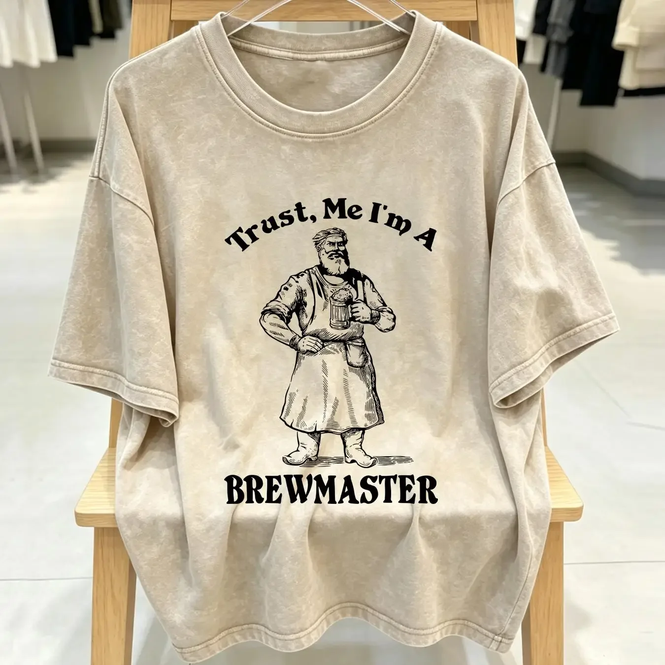 washed T Shirt Trust Me I'm A Brewmaster Beer Work Slogan Occupation Job Humour Unofficial Mens Choose From 15 Colour Options
