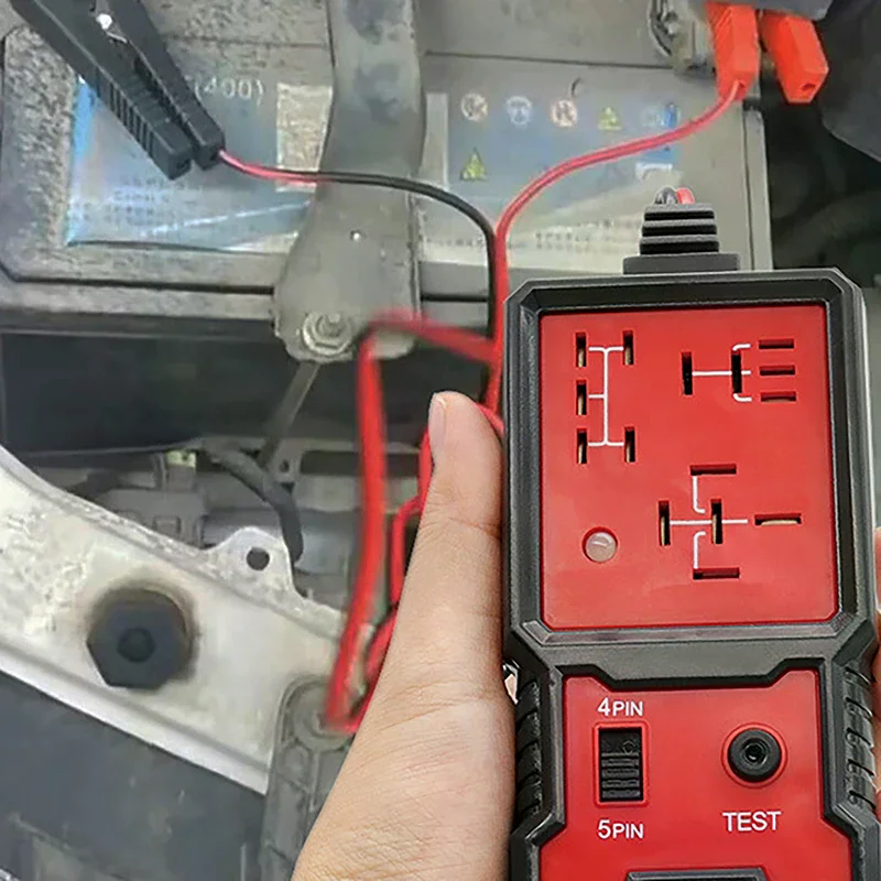 

Универсальный электронный автомобильный тестер реле, автомобильный аккумулятор, 12 В, автомобильные аксессуары, светодиодный индикатор, диагностический инструмент