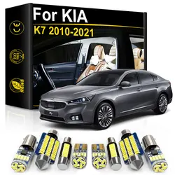 Éclairage intérieur LED de voiture, pièces de lampe Canbus, accessoires pour Kia K7 2010 2011 2012 2013 2014 2015 2016 2017 2018 2019 2020 2021