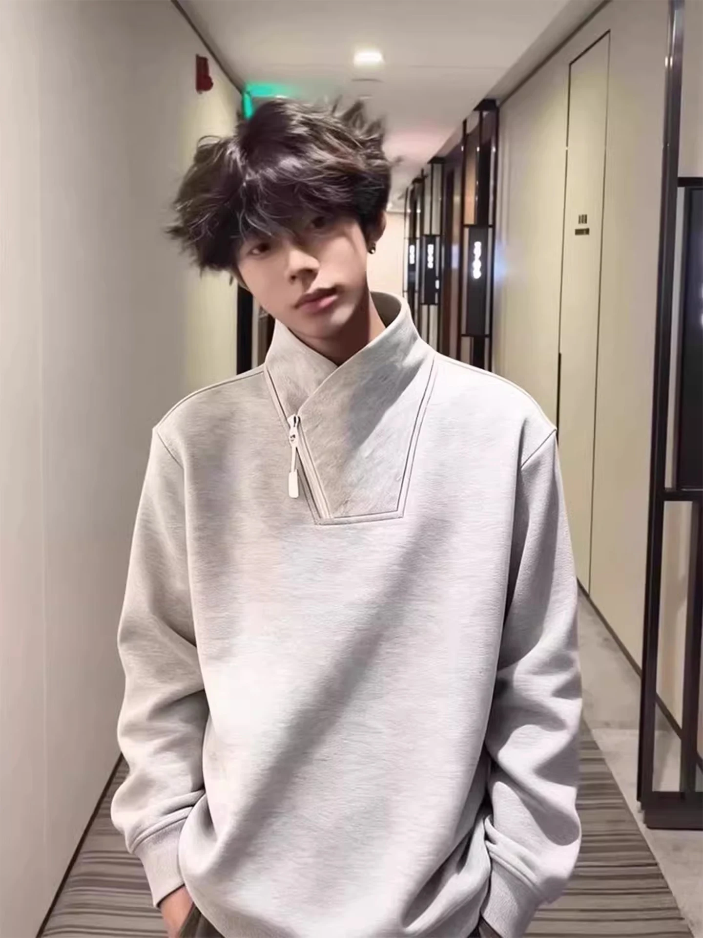 

Утепленная флисовая толстовка на молнии для мужчин, зимняя теплая куртка с подкладкой, плотная, повседневная, свободного кроя, в американском стиле