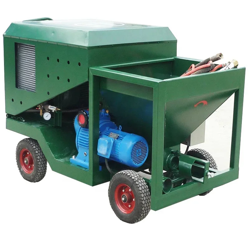 cc-311 Small Fast Multifunctional Real Stone Paint Putty Gypsum Cement Spraying Machine