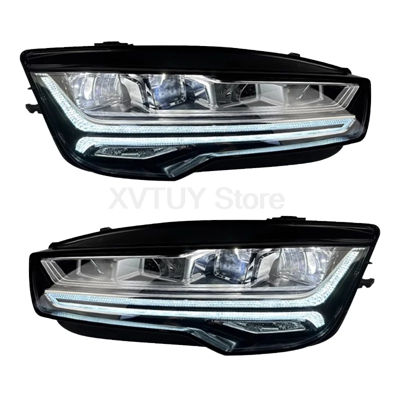 Car Accessories Head Lamp for Audi A7 2015 2016 2017 2018 LED Headlights DRL Dynamic Signals High Low Beam Auto Lights Parts