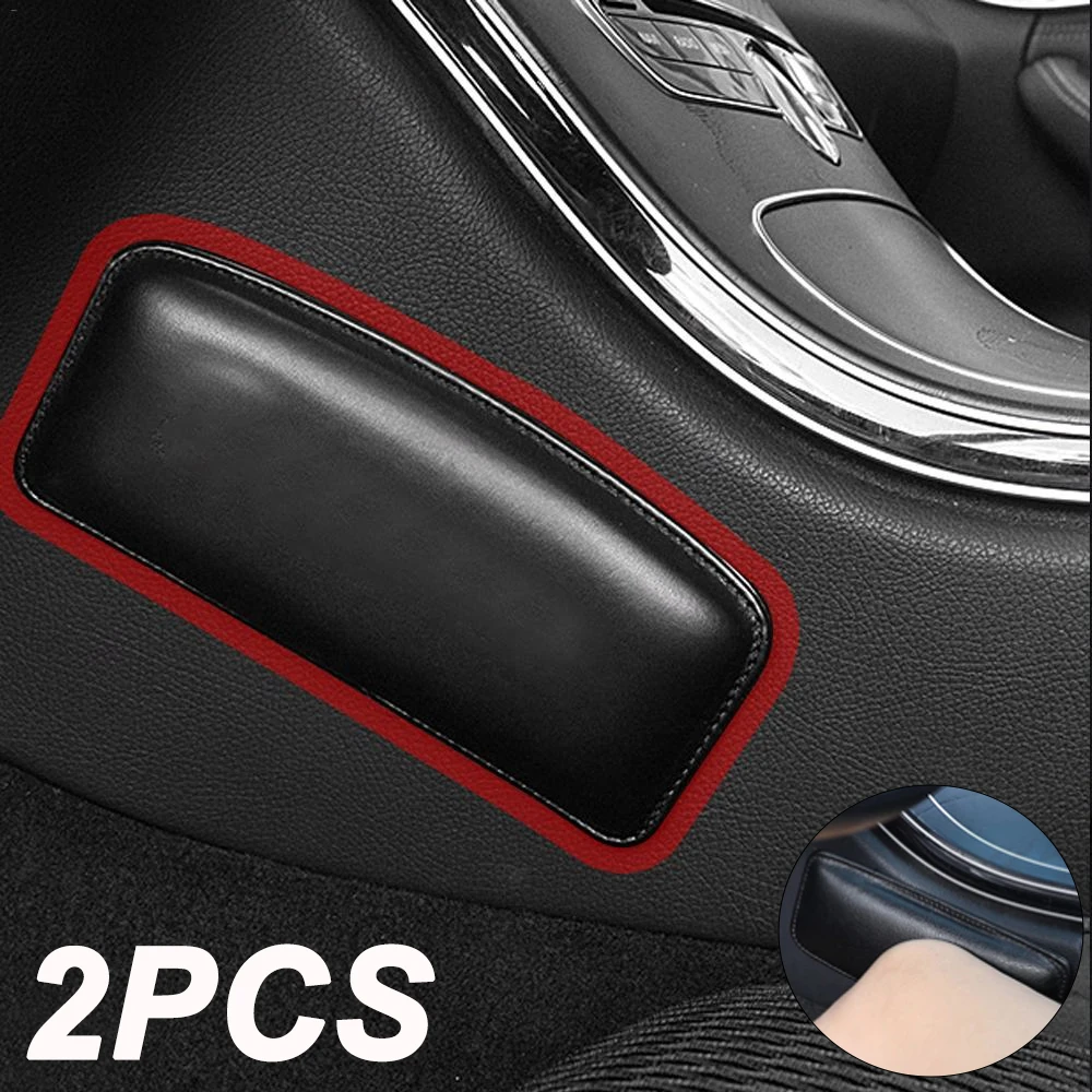 Car Style Leather Leg Cushion Knee Pad Thigh Seat Support Interior Car Accessories Hand Knee Support For Door