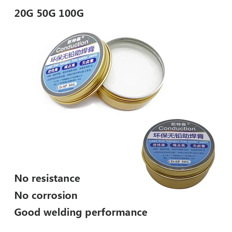 Lead-free No-Clean Halogen-free BGA PCB Flux Paste No-Clean Solder/SMD Soldering Paste Flux Grease Phone Patch Welding Flux