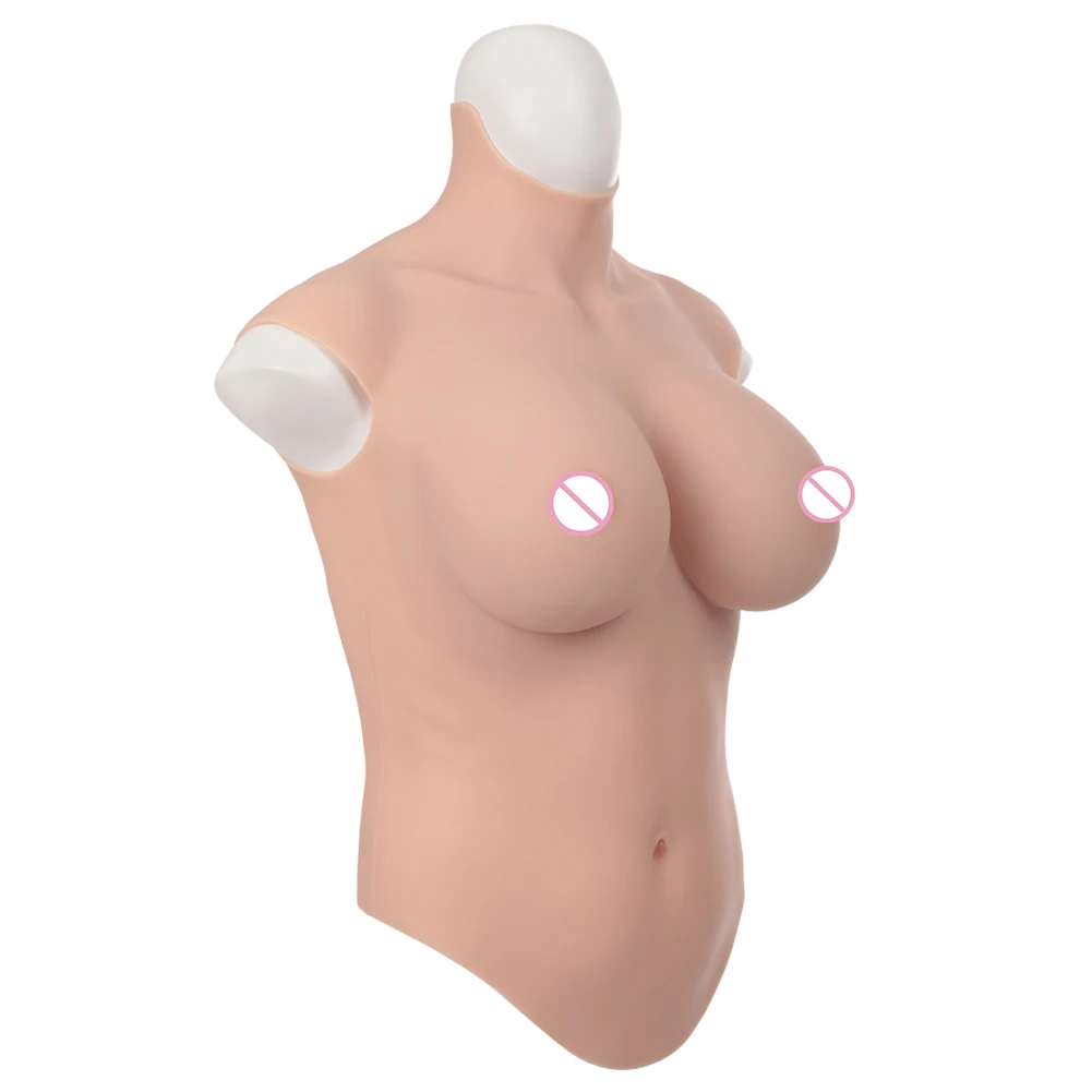 Dokier No-oil Silicone Breast Forms Fake Boobs Plate Enhancer Tits Male to Shemale Transgender Drag Queen Crossdressing Cosplay