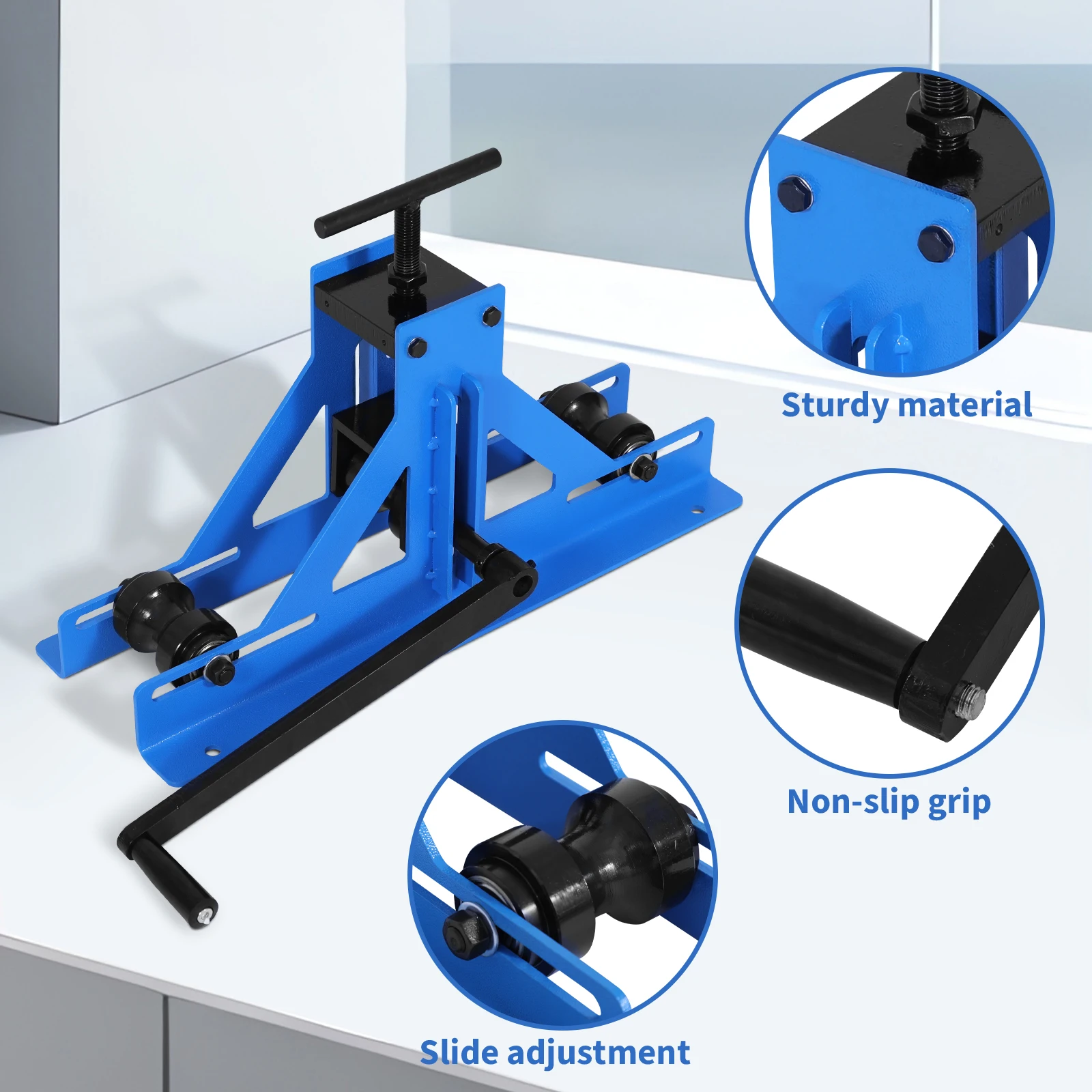 Manual Metal Tube Bender Machine Tubing Rolling Bender for Mild Steel/Copper/Aluminum