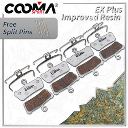 4 Pairs Ex Plus Bicycle Disc Brake Pads for SRAM Guide G2, Ultimate, RSC, RS, R, Avid X0 Trail Elixir Trail, Aluminum Alloy