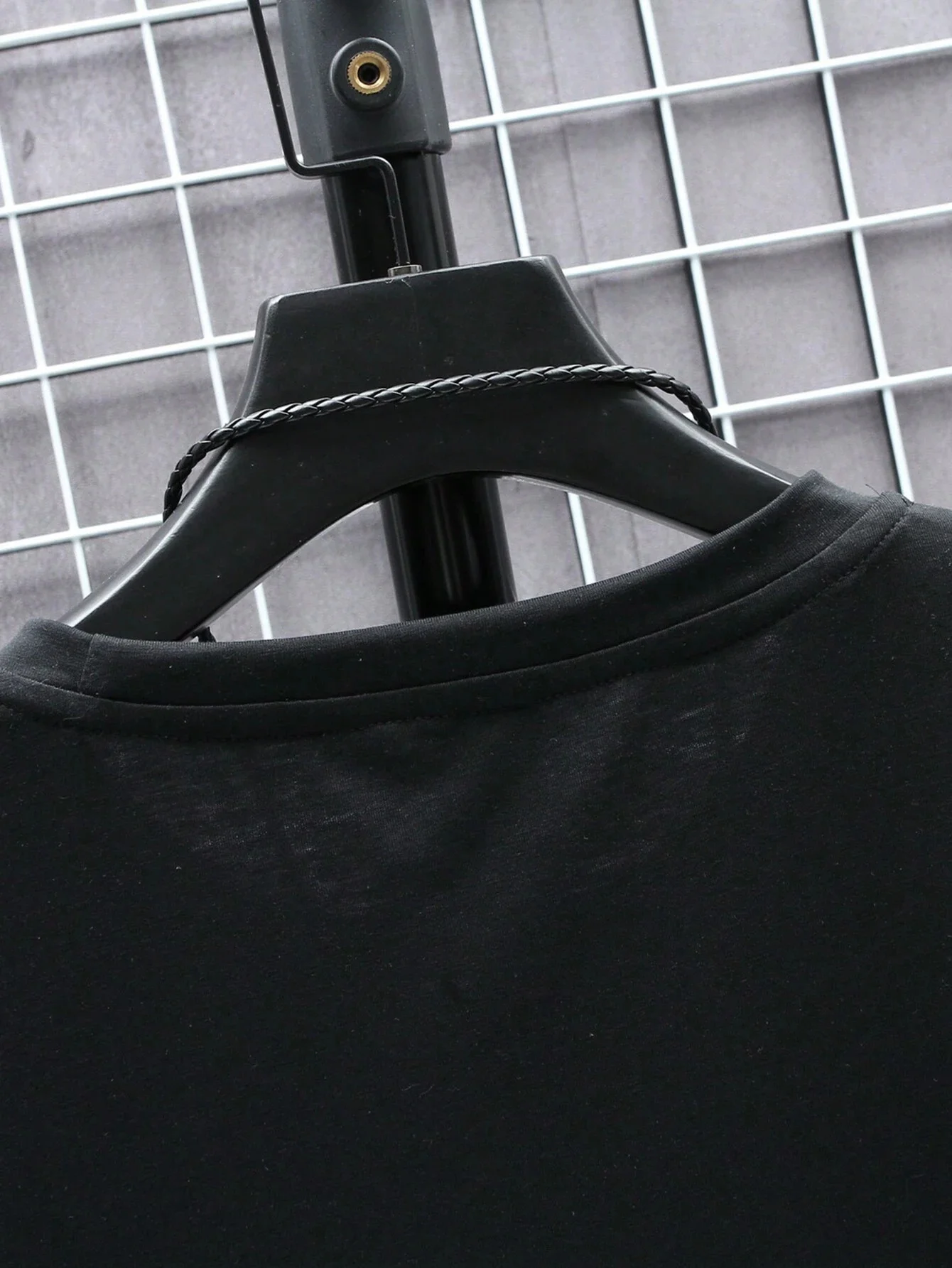 Men's 100% cotton summer loose size MILANO 96 letter printed slim fit casual sports round neck short sleeved T-shirt top image 5