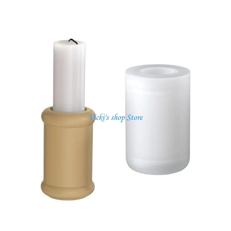 

Силиконовая цилиндрическая форма для подсвечника для литья круглых конструкций