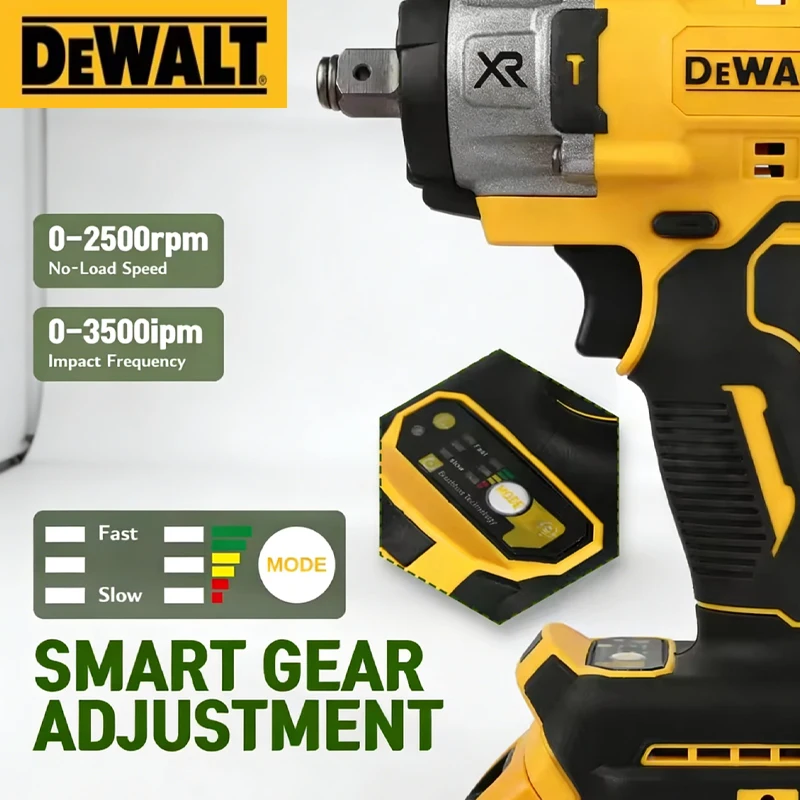 

DCF922 2026 Dewalt Wireless Impact Wrench Rechargeable High Torque 205Nm(Reverse)1/2" 2500 PRM Universal 20V Battery Power Tools