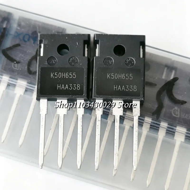 10pcs Original K50H655 TO-247 50A 650V IGBT Power Transistor Electronic Components