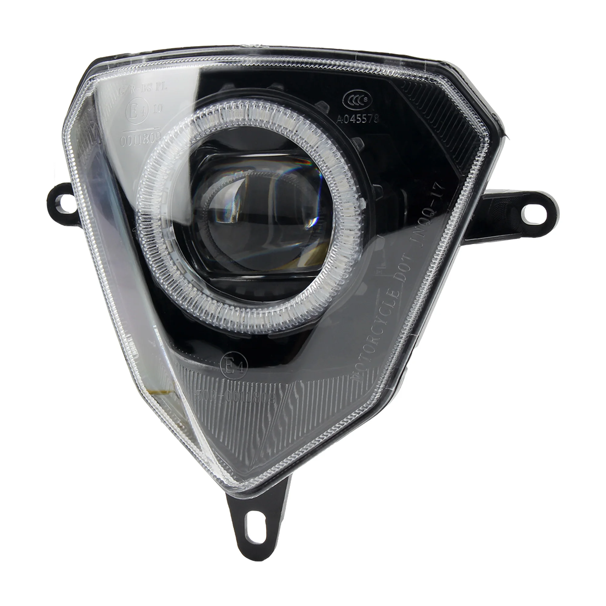 AliExpress PowerMotor Motorcycle V6 Headlight APP Control Angel Eye Light Pit Dirt Bike For Beta 50 125 250 300 Universal Mounting Accessories Racing