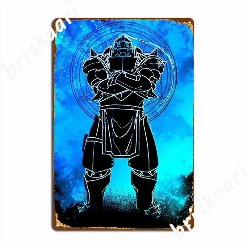 Armor Soul Metal Plaque Poster Design Club Bar Wall Pub Plaques Tin Sign Posters