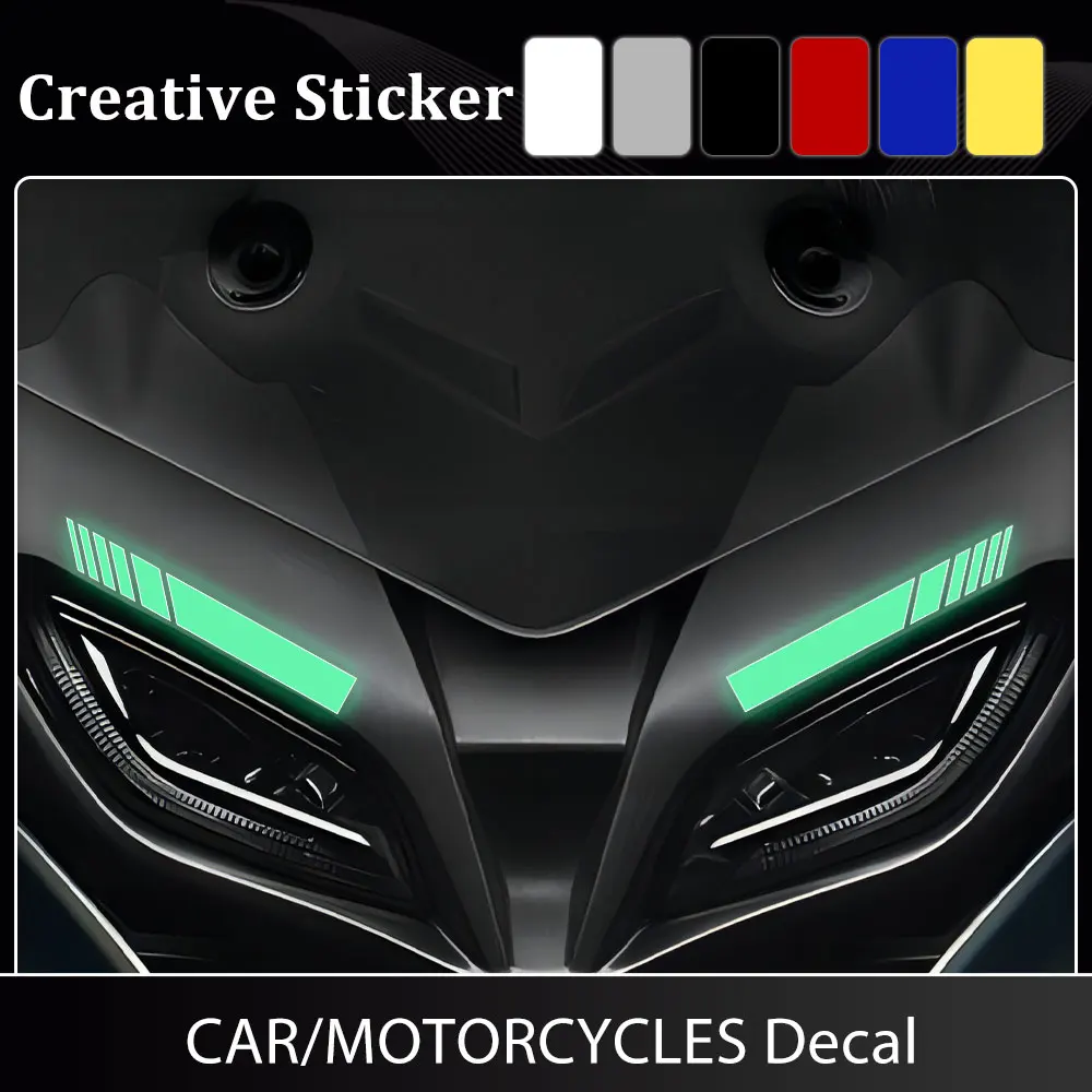 2pcs Motorcycle Glow Stickers Waterproof Decal Vinyl for Yamaha Tracer 9 GT for BMW Honda Motorbike Accessories Moto Decoration