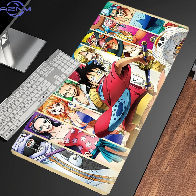 Office Mouse Pad Notbook Gamer Mouse Mat O-one P-piece Anime Keyboard Pad Rubber Large Extended Desk Mat NonSlip Gamer MousePad