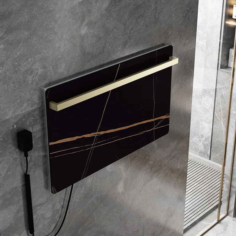 Bathroom application Intelligent automatic electric towel rack Swing heating Aluminum heater New steel