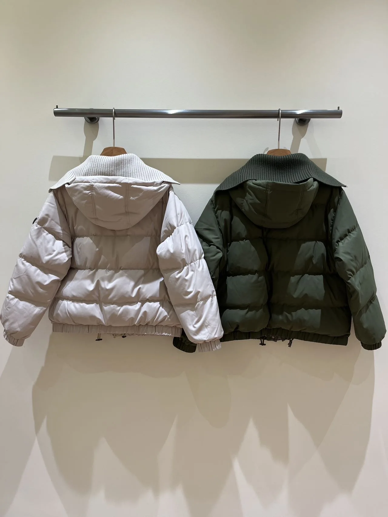 2026 Winter New High-Quality Fashionable Down Jacket For Commuters, Faux Two-Piece Design, Detachable Wool Collar