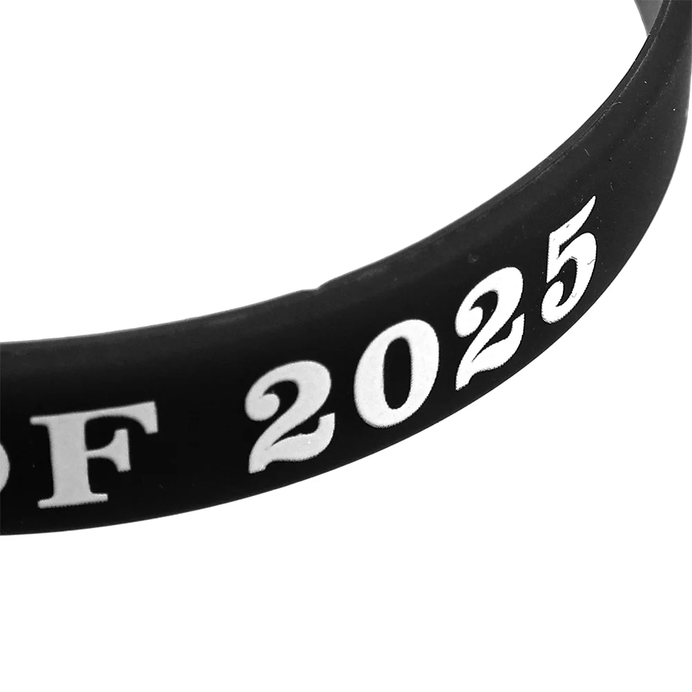 10-teiliges Armband für Abschlussfeiern, Armbänder, blaue Aufkleber, Süßigkeiten, Gummi, Silikagel, für Männer, Campus