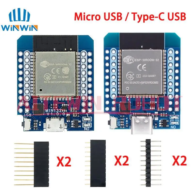 D1 mini ESP32 ESP-32 WiFi+Bluetooth-compatible Internet of Things development board based ESP8266 Fully functional