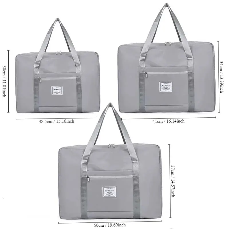 1pc rosa/blau/grau Reise große Kapazität Aufbewahrung tasche Reiß verschluss tragbare Sporttasche vielseitige Turn handtasche klein, mittel und groß