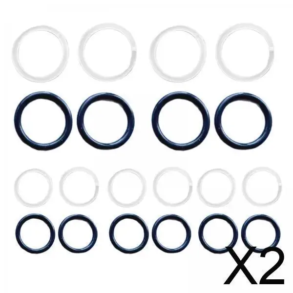 

2xHydraulic Jack Accessories Threaded East to Install Pressure Rod Fixed Screw 16mm Seal Ring 20pc