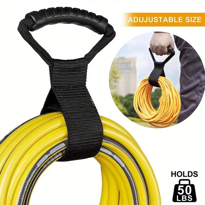 

Extension Cord Organizer, Multipurpose Heavy-Duty Storage Strap With Handle, Fit Garages, RV Parts And Boat Storage Organization