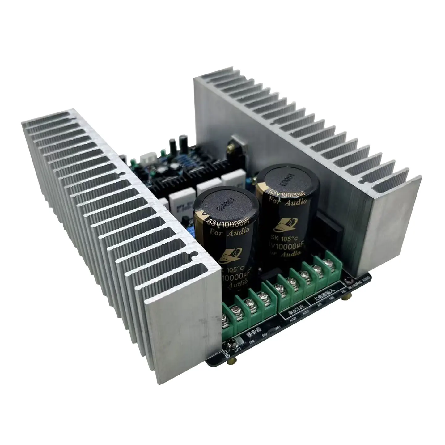 High Power Class AB Amplifier Board 150W Dual Channel Assembled ON Semi or Toshiba 1943 5200 Power Amp For HiFi Home Audio DIY