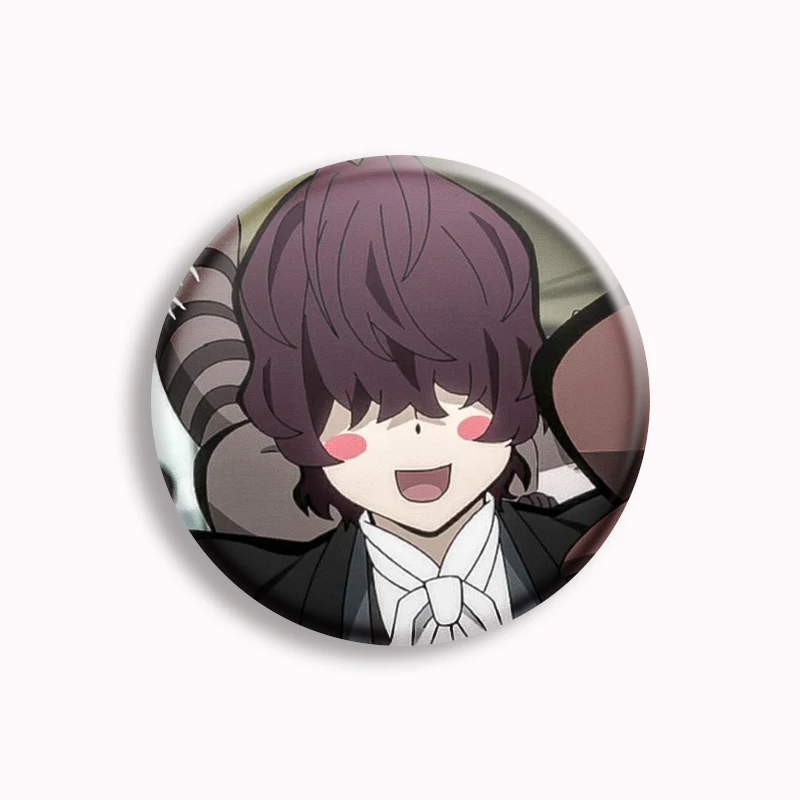 Broche De Metal De Dazai De Bungo Stray Dogs, Insignia De Hojalata Para Cosplay Y Accesorios Coleccionables Para Fans
