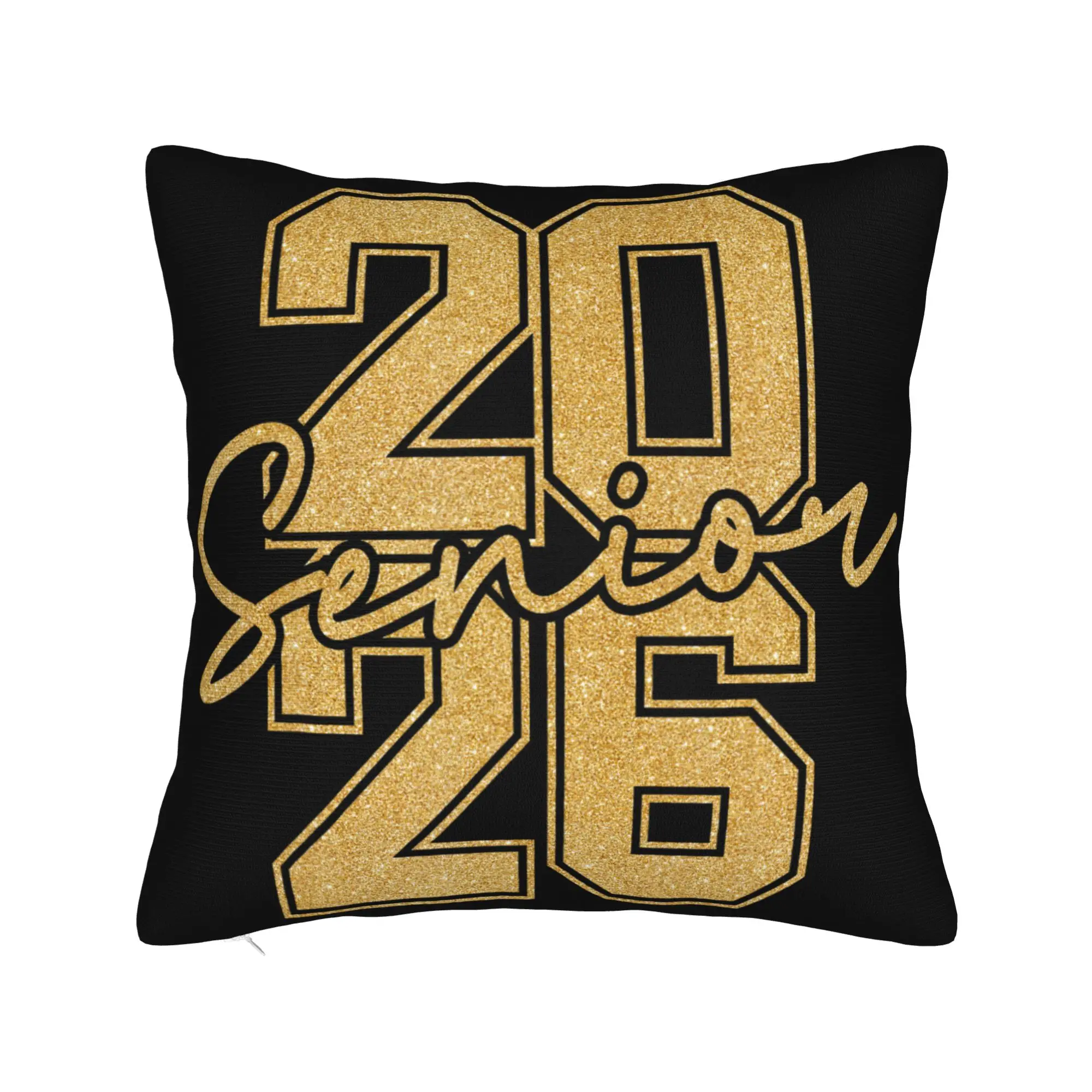Decorative Pillow Cover Class of 2026 Senior Graduation Merch Chair  Pillow Case Cover Square Multiple Sizes