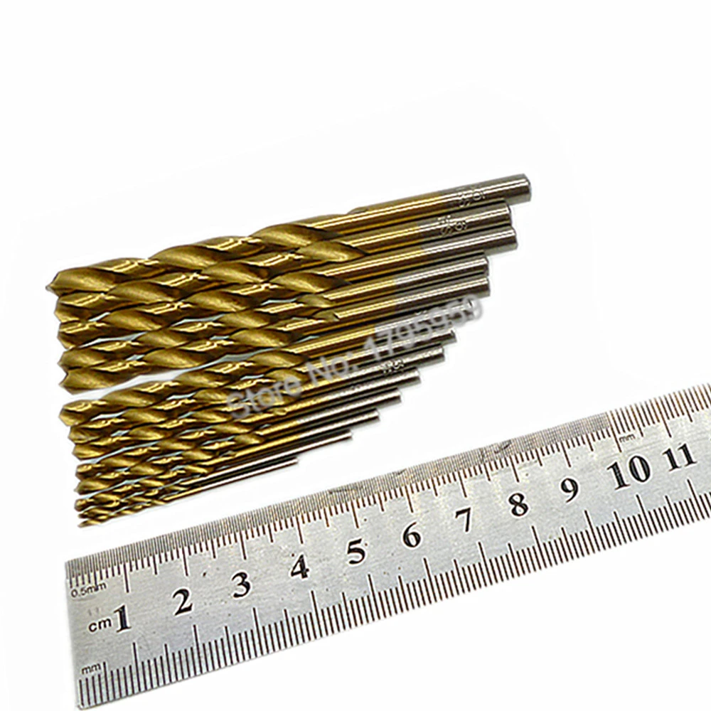 26 sztuk wierteł do drewna 1,5 mm do 6,5 mm z chwytem prostym ze stali szybkotnącej Wiertło kręte do drewna i metalu Narzędzie do wycinania otworów