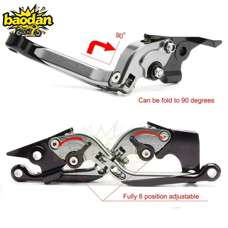 Fit For Tenere 700/World Raid XTZ700/SP 2019-2025 Motorcycle CNC Adjustable Folding Extendable Brake Clutch Levers Handle view 4