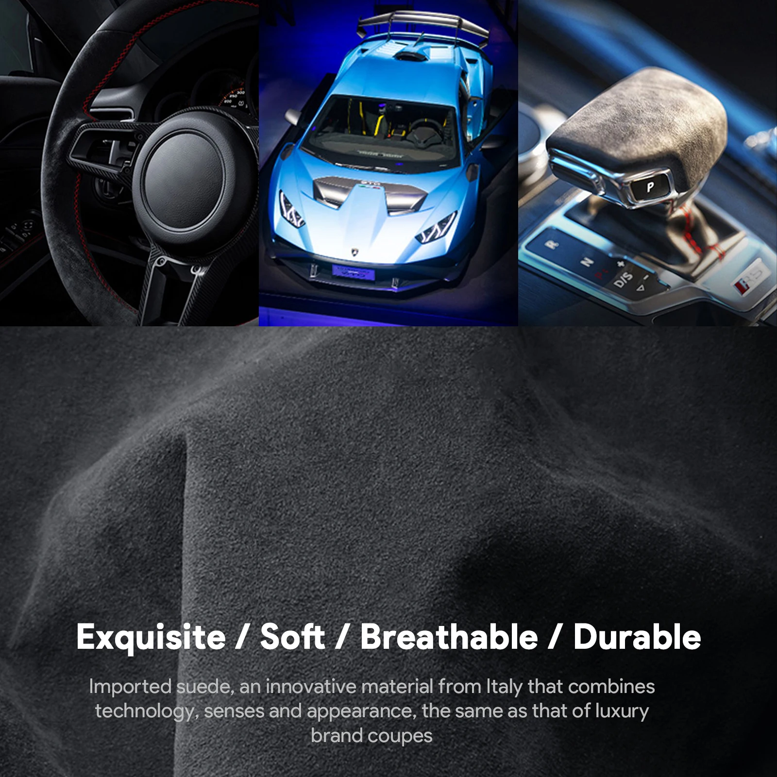 Suede For Mazda 3 CX-30 2019-2025 Wiper Light Control Lever Stickers Anti Scratch Soft Texture Interior Modification Accessories