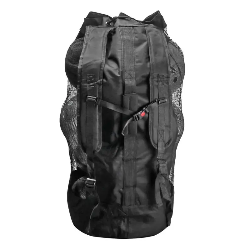 652F Robuster Mesh-Sportballrucksack, große Mesh-Balltaschen mit Schultergurt